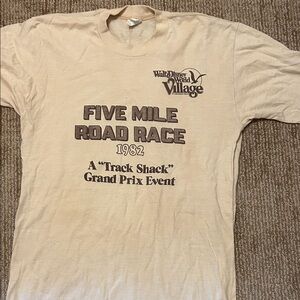 Disney Cream Five Mile Road Race Men's T-Shirt